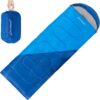 Clostnature Leichter Schlafsack für Camping – Outdoor Lässiger Deckenschlafsäcke mit Kleines Packmaß für Erwachsene, Damen, Herren, Wandern, Sport, Bergsteigen(Links Reißverschluss)