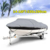 9f189c66b9c8d783 Boat Cover Yacht Outdoor Protection Waterproof Boat Cover Fabric Anti-smashing Tear Proof Silver Reflective 11-22FT