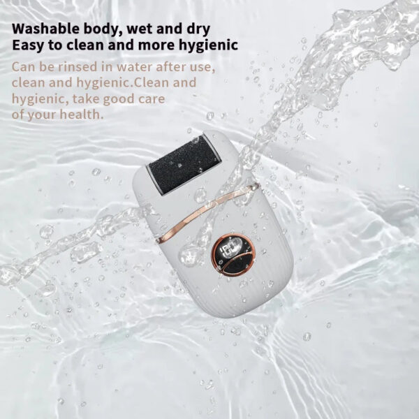 Electric Grinder Rechargeable Callus Pedicure Tools Foot File Feet Care Dead Skin Remover With 3 Roller Heads