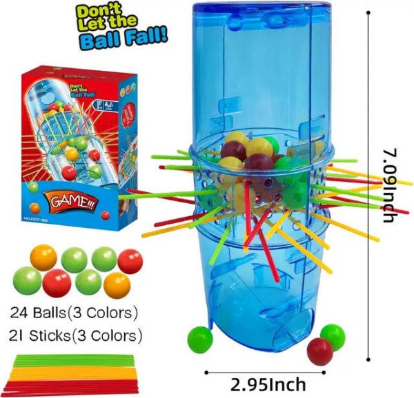 Don'T Let The Ball Fall,Best Board Game for Family,Party,Puzzle toy,2-4 Players,hand-eye coordination, fine motor, thinking