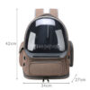 Pet Backpack Astronaut Transparent Carrying Bag For Cat puppy Breathable kitten Outdoor Bags Space Capsule Cats Package