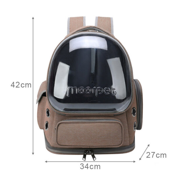 Pet Backpack Astronaut Transparent Carrying Bag For Cat puppy Breathable kitten Outdoor Bags Space Capsule Cats Package