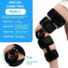 New Model Orthopedic Support Stabilizer After Surgery Adjustable Hinged Knee Brace Knee Joint Fixation Stretcher