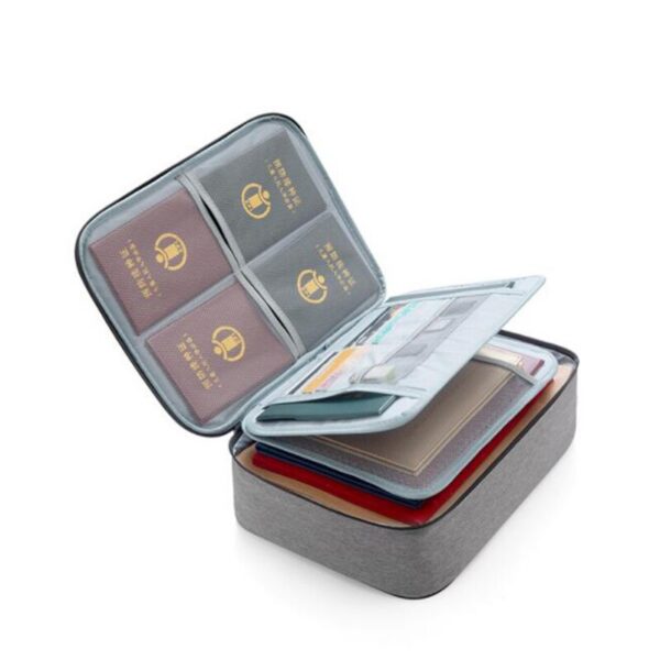 9fa7000b79017639 Document Storage Bag Tickets File Organizer Women Travel Files Card Folder Holder Tool Case Handbag
