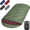 9fbba1ff858881cc KingCamp XXL Sleeping Bag for Adults 3-4 Season Large Wide Flannel Liner Single Warm Waterproof Lightweight for Camping Hiking Backpacking Outdoor with Compression Sack