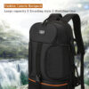 Large Capacity Outdoor DSLR Camera Backpack Waterproof Oxford Cloth 15.6 Inch Laptop Compatible with Canon Nikon