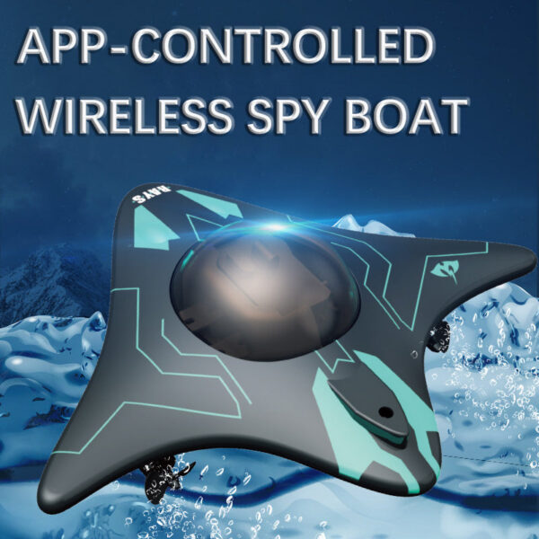 a0069803513b1bf5 RC Boat Submarine with Camera Underwater 6CH Wifi FPV Remote Boats Radio Control Toys for Boyts Kid Gifts