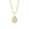 a0172c93add5b349 new bead edge full diamond drop necklace suitable for BL holiday gifts