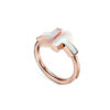 a0242f84088cea46 Designer for women diamond mens double T open love wedding gold ring popular fashion classic high quality jewelry blue box