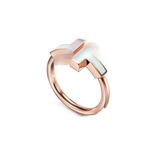 a0242f84088cea46 Designer for women diamond mens double T open love wedding gold ring popular fashion classic high quality jewelry blue box