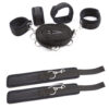 a030576fc84e5b1b Restraint Set BDSM Bondage Handcuffs & Ankle Cuffs Slave On The Bed Open Leg Flirt Sex Toys For Women Couples Erotic No Vibrator