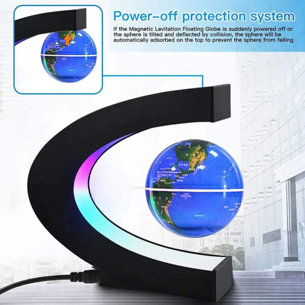 a04176cb9b255736 Magnetic Floating Levitation Globe LED World Map Electronic Antigravity Lamp Novelty Ball Light Home Decor Lamps Birthday Gifts