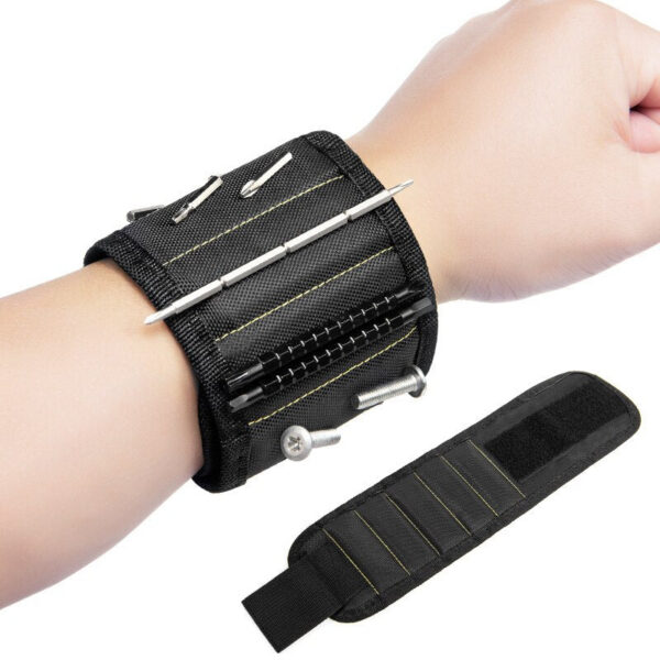 Multifunctional Magnetic Strap Screw Storage Bag Portable Electrician Wrist Guard Oxford Cloth Tool Kit Sturdy And Durable