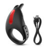 Adjustable Men Vibrating Ring Remote Control Ejaculation Delay Clitoris Stimulation Sex Toy for Couples
