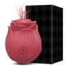 Powerful Sucking-Rose Vibrator Toy Women Vacuum Stimulator Oral Nipple Clit Sucker Toys Goods for Female Adults