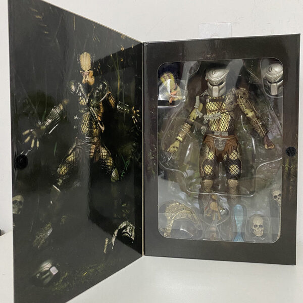 NECA Jungle Hunter Predator Action Figure Alien Collectible Model Toys Joint Movable Doll New Year Present For Children