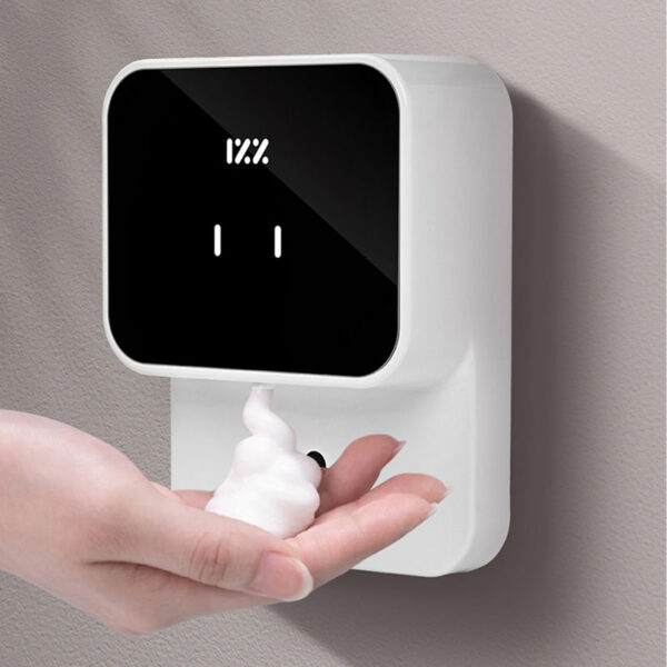 Liquid Soap Dispensers Rechargeable Wall-mounted 280ML Three-Speed Adjustment Automatic Foam Dispenser Hand Sanitizer hine
