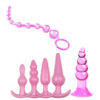 a0deba327819dceb 6pcs Butt Plug Training Kit Sexual Lubricante Anal Set Beginners Couples Gay Lesbian Sex Toys Flirt for Women Men