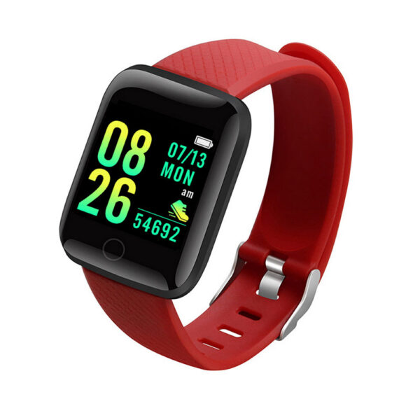 a0e836eb48c55bef 116plu Real Stepcount Multi Function Step Connected Smart Watch Men Women Suitable For And Android
