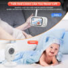 a0f9a94300109bf6 Cdycam New 3.5 inch Wireless Video Baby Monitor Night Vision Temperature Monitoring 2 Way Audio Talk Baby Nanny Security Camera