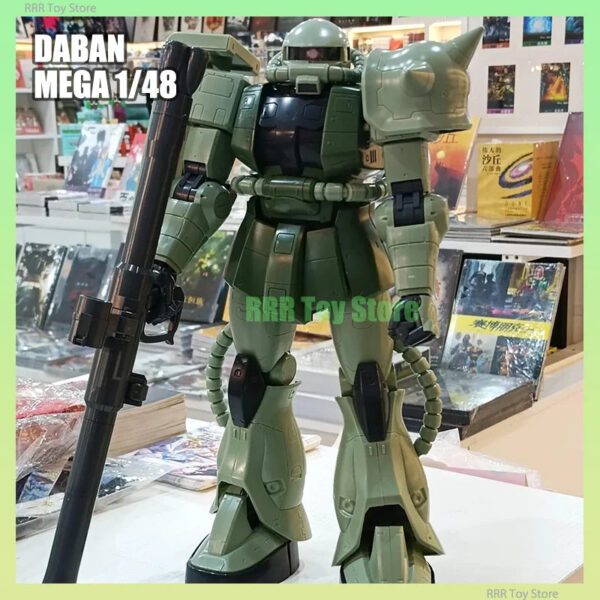 In Stock Daban MEGA 1/48 Zaku 2 Assembly Model Kit With Water Sticker Action Figure Plasitc Model Kit Customized Hobby Toys