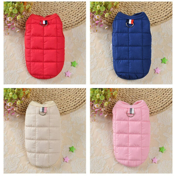 Winter Warm Coat Jacket Windproof Dog for Small Dogs Padded Clothing Chihuahua Clothes Pet Supplies