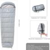Lightweight Mummy Sleeping Bag 2.87lbs, Backpacking Sleeping Bag 42℉-55℉, Nylon Shell and Lining, Compact, Ultralight Sleeping Bag for Backpacking Camping Hiking
