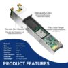 Natalink 10G/2.5/1.25G GBASE-T SFP+ to RJ45 CAT.6a Transceiver Module Auto-Negotiation Ethernet Module SFP+ Copper Cable Adapter