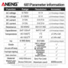 a1279dd4f4c96213 ANENG 681 Rechargable Digital Professional Multimeter Non-contact AC/DC Voltage Meter LCD Screen Current Tester