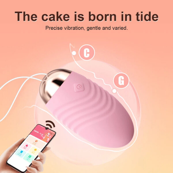 a152b2e16e03bfc5 Wireless G-Spot Vibrator APP Bluetooth Vibrating Egg Stimulator Clitoris Vagin Nipple Massager Masturbation Sex Toys for Adult