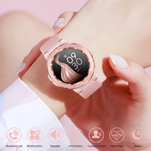MELANDA Sport Smart Watch Women Bluetooth Call Smartwatch IP68 Waterproof Fiess Tracker Health Monitoring for IOS Android 60