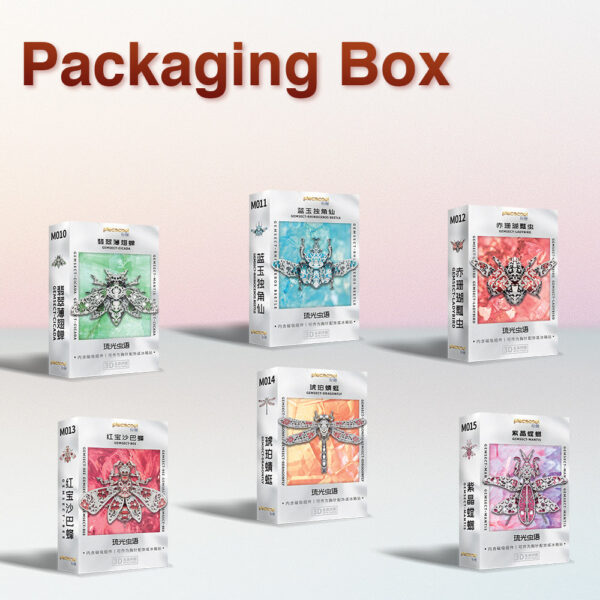 a15ac22ed99a8e60 Piececool 3D Metal Puzzle Insect Brooch Accessories Model Kits for Teens DIY Jigsaw Toys Brain Teaser