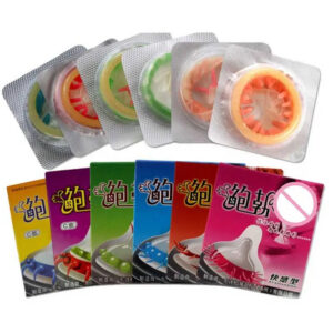 a16f85c752ea8788 5 pcs Men Condoms Adult Sex Products Sensation Female G-spot Vaginal Stimulation Condoms Sophora Viciifolia Spike Penis Sleeve