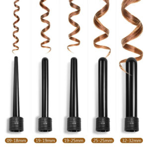 a175151bed03b63a 5 in 1 Hair Curling Iron Multifunctional barrel Rotating Professional salon Hair Curler