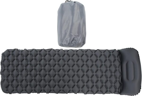a17ada0408626ed1 Outdoor Sleeping Mattress TPU Damp Proof with Pillow, Inflatable Camping Sleeping Pad, Lightweight and Portable for Backpacking