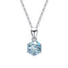 a17ae34d337445b0 GRA 1CT-3CT Moissanite Diamond Wedding Pendant Necklace for Women Sterling Sier Long Chain Quality Fine Jewelry