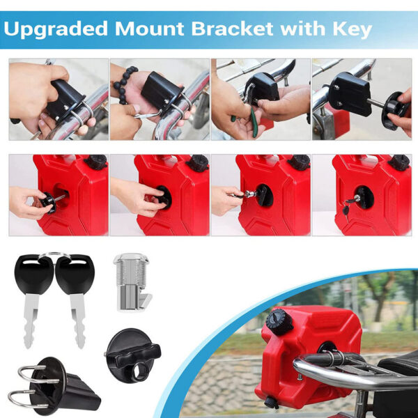 a187dd734495c9d1 3/5L Accessories Petrol Cans Barrels Gas Spare Container Anti-static Jerry Fuel Tank Mororcycle Can