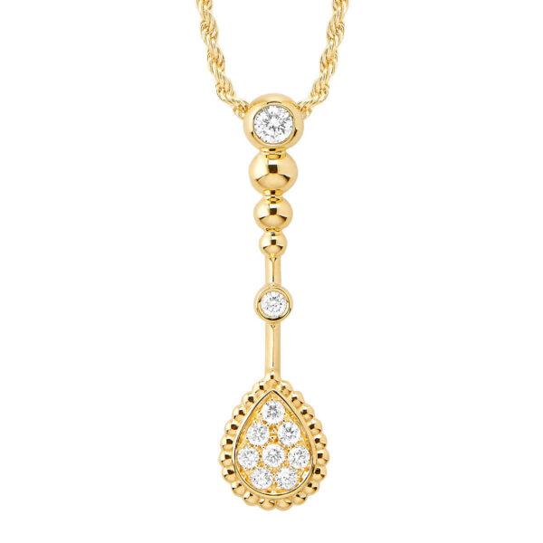 a18aabf608be709a new bead edge full diamond drop necklace suitable for BL holiday gifts