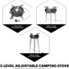a1a736327f5f9c68 Fire Maple Saturn X 4400W-11000W High-Power Camping Gas Stove Double-preheater Foldable Split Gas Burner with Adjustable Legs Portable Cooking Gas Stove with Carry Case