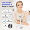 Desktop Bottle Dispenser Automatic Smart Electric Water Dispensers for 5 Gallon & Universal Bottles USB Charging 7 Levels