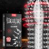 a1b7ccc04d1e6e65 Dots Condoms for men delay ejaculation G spot dotted ribbed penis sleeve cock Natural latex Pleasure Condom sex toys adults 18+