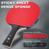 a1c50f877841d41a LOKI ARTHUR 9 Star Table Tennis Racket Carbon Offensive Lightweight Ping Pong Racket Paddle Bat with Sticky Rubber ITTF Approved