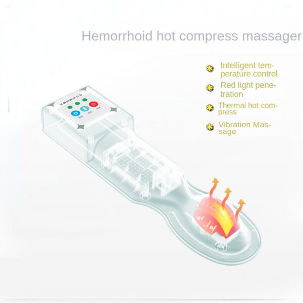 Red Light Hot Compress Vibratory Hemorr Massagers,Internal External Mixed Sore Anal Swelg Pain Mucous Membrane Congestion