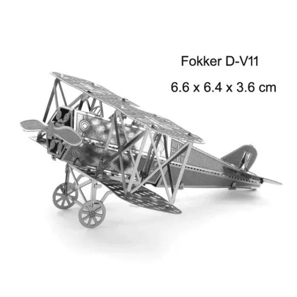3D Metal Military J-20 J-10B SU-34 KA-50 Fighter UFO RAH-66 Helicopter DIY Handmade Assemble Model Jigsaw Puzzles