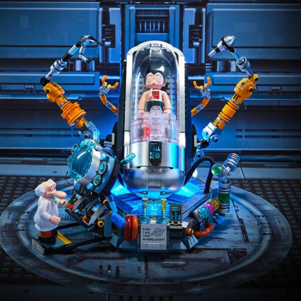 a1fa06752e2526de Pantasy Astro Boy Block Kit Awakening Moment Diy Cartoon Robot Puzzle Building Model Toys Collection Desktop Ornaments