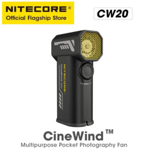 a1fe99664e76a4d3 NITECORE CW20 Multipurpose Pocket Photography Fan Electric Portable Fan Stepless Wind Blower for Canon Sony Short Video Camping