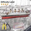 a202cdc058678dc6 Piececool 3d Metal Puzzles Gifts for Adults Titanic Ship Model 226pcs Cruise Jigsaw Toys Building Kits Home Decoration