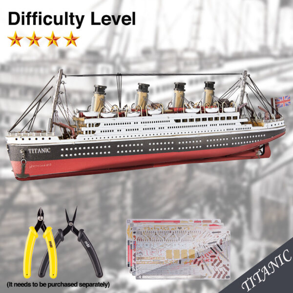 a202cdc058678dc6 Piececool 3d Metal Puzzles Gifts for Adults Titanic Ship Model 226pcs Cruise Jigsaw Toys Building Kits Home Decoration