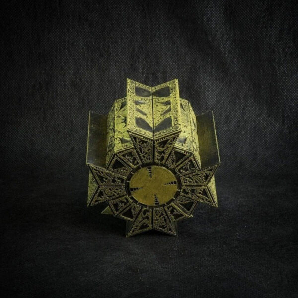1:1 Hellraiser Puzzle Box Moveable Lament Horror Terror Figures Film Serie Cube Fully Pinhead Prop Figurine Toy