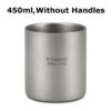 a24601d944c3d635 Tomshoo 220/350/450/600ml Double Layer Titanium Water Cup Coffee Tea Mug for Home Outdoor Camping Hiking Backpacking Picnic